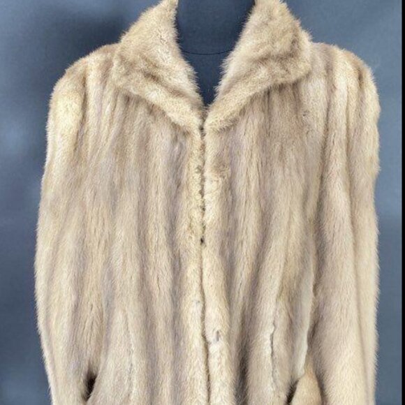 Vintage Miller Bros. Chattanooga Real Fur Coat – Mid-Century Elegance, Size M - Picture 3 of 7